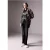Street One Studio Dames Lederlook blouse in Zwart