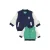 Feetje reversible jas Seaside Happiness donkerblauw/ecru/groen