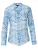 KOROSHI Blouse  blauw / pastelblauw