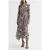 Reiss Lira-animal Maxi Dress Nude/black