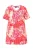 Ulla Popken Shirt  sand / koraal / pink / wit
