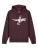 Watapparel Sweatshirt ‘ Astronaut on T-Rex ‘  donkerrood / zwart / wit