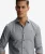 Poplin Overhemd Met Lange Mouwen En Cut Away Kraag Grey
