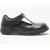 Hush Puppies Kerry Senior Meisjes Zwart Leren Schoenen