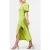 French Connection Islay Linen Midi Skirt Cactus Green