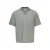ONLY & SONS JUNIOR polo met textuur grijs