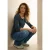 Cecil Dames Basic shirt met ronde hals in Groen