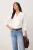 TRENDYOLMİLLA Dames Wit Effen Lang Regular fit Overhemden