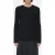 Closed Crew Neck Long Sleeve Knits Black