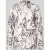 milano italy Regular fit overhemdblouse van viscose in all-over look