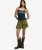 Gelaagde Jersey Minirok Khaki