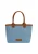 usha BLUE LABEL Handtas  blauw denim / karamel