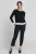 Zwarte gabardine broek