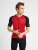 Newline Functioneel shirt  donkerrood / zwart