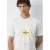 Mango Man regular fit T-shirt met print – wit