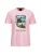 19V69 ITALIA Shirt ‘Rafael Beach’  hemelsblauw / groen / rosa / zwart