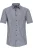 Redmond Casual Overhemd Korte mouw blauw