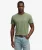 Essential Serif Logo Geborduurde T-shirt Khaki