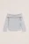 WE Fashion – Meisjes top – Lichtgrijs – Katoen –