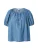 GAP Blouse ‘POPOVER’  blauw denim