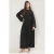 Effen lange, casual, comfortabele en bescheiden jurken voor dames