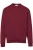 HAKRO Organic Sweatshirt ronde hals wijnrood, Effen