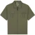 Malelions Men Capri Zip Shirt | Vintage Green