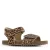 Shoesme leren sandalen bruin panterprint