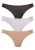LASCANA String  nude / zwart / wit