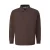 s.Oliver Big Size katoenen regular fit gebreide piqué trui – donkerbruin