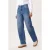 Miss Etam barrel jeans – medium blue denim