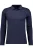 RAGMAN Soft Knit Poloshirt lange mouw marine, Effen