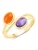 Rafaela Donata Ring  goudgeel / lila / oranje