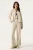 Beige tweed broek