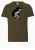 LOGOSHIRT Shirt ‘Der kleine Maulwurf’  kaki / grenadine / zwart / wit