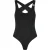 Malelions Women Cross Back Bodysuit | Black