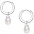 Valero Pearls Oorbellen  zilver / natuurwit