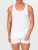 zd ZERO DEFECTS Onderhemd ‘Tank Top Mercerized Cotton’  wit