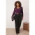 Trendyol Curve Dames Bordeaux Effen Lang Getailleerd Grote maten Blouses