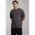 Aeden relaxed fit T-shirt met backprint – grijs