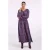 Didi maxi jurk met print – paars