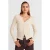 Slim Fit Geribbelde Blouse met Knopen aan de Voorkant