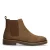 Manfield – Heren – Taupe nubuck chelsea boots –