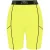 Nicce Stretch Logo Zwart/Neon Geel Dames Carbon Korte Broek 201 2 06 03 0180