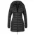 Marikoo dames winter gewatteerde jas Abendsternchen met capuchon