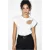 Uitgesneden Ronde Hals T-Shirt