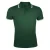 SOLS Heren Pasadena getipt korte mouw Pique Polo Shirt (Bos/Wit)
