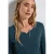 Street One Dames Basic shirt met knoopdetail in Turkoois