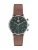 ADIDAS ORIGINALS Analoog horloge ‘Code One’  bruin / donkergroen / zilver