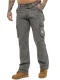 Enzo | Cargo-gevechtsjeans voor heren – grijs
